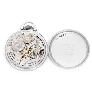 Hamilton Stainless Steel Railway Special Pocket Watch 992 B