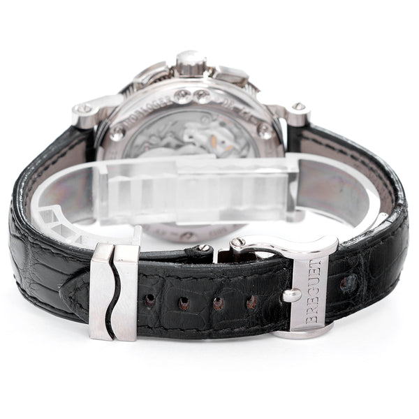 Breguet Marine II 18k White Gold Men's Watch with Flyback Chronograph 5827BA.125.ZU