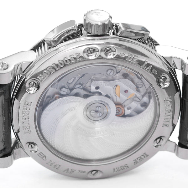 Breguet Marine II 18k White Gold Men's Watch with Flyback Chronograph 5827BA.125.ZU