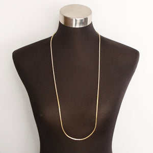 18K Yellow Gold 7.27cts Straight Line Diamond Necklace