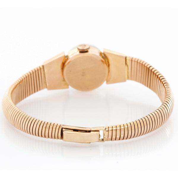 Very Rare & Unusual Vintage Rose Gold Ladies Lanco