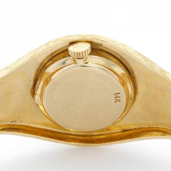 Vintage Jaeger - LeCoultre 14k Yellow Gold Retro Style Watch