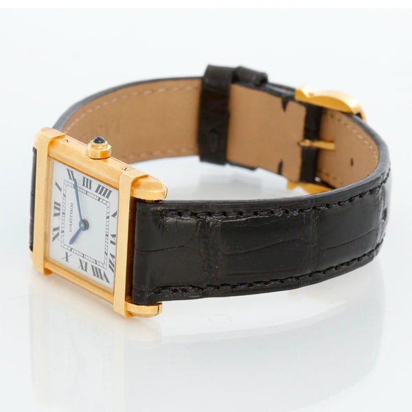 Cartier Tank Chinoise 18K Yellow Gold Men's Watch