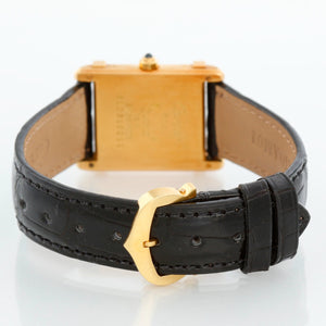 Cartier Tank Chinoise 18K Yellow Gold Men's Watch