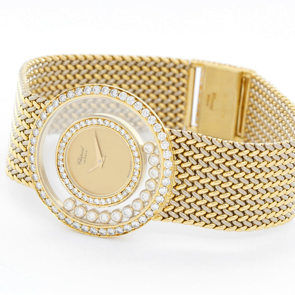 Chopard Happy Diamonds 18K Gold Ladies Watch