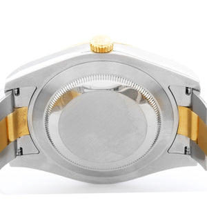 Rolex Datejust II Men's 2-Tone Steel Gold Watch Diamond Dial 116333