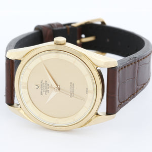 Vintage Universal Geneve Polerouter 18K Yellow Gold Men's Watch