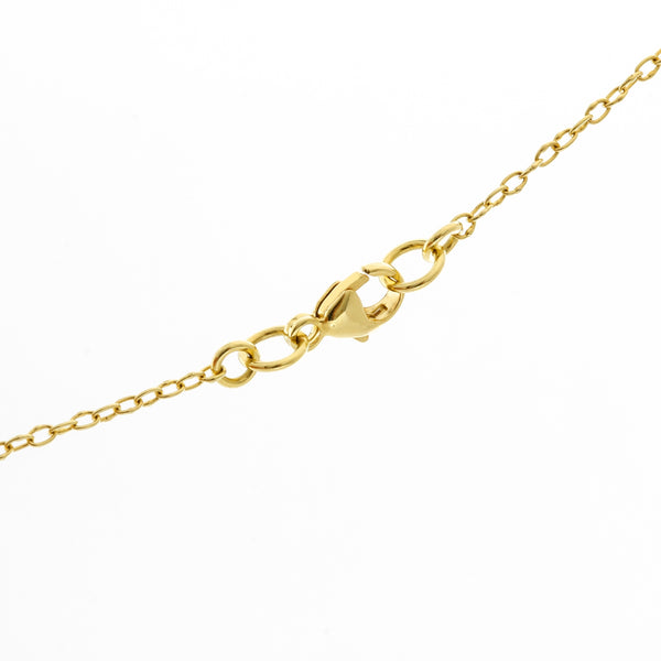 18K Yellow Gold Coral By The Yard Necklace