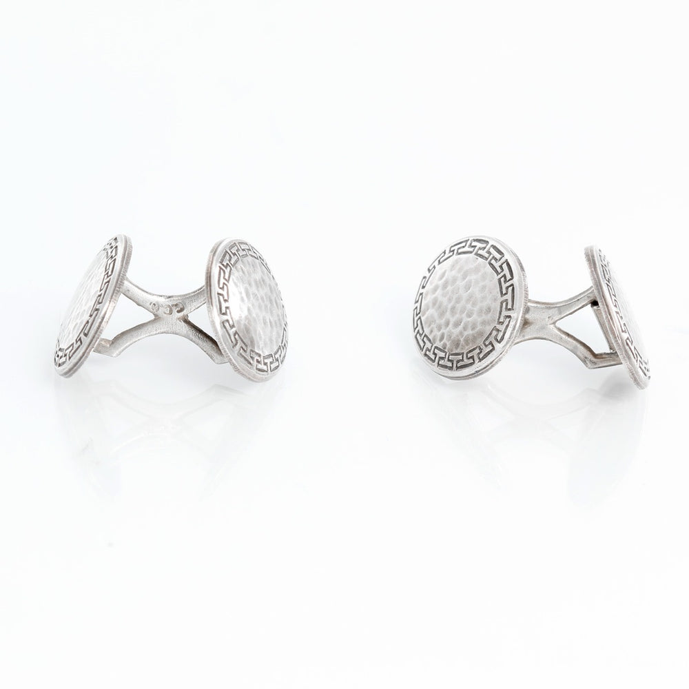 Sterling Silver Oval Cufflinks