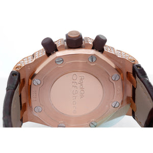 Audemars Piguet Royal Oak Diamond Chronograph 18 kt Rose Gold Ladies Watch 26092OK.ZZ.D080CA.01