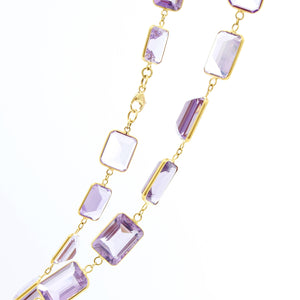 Amethyst by the Yard Necklace