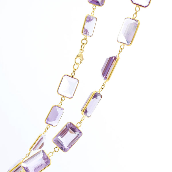 Amethyst by the Yard Necklace