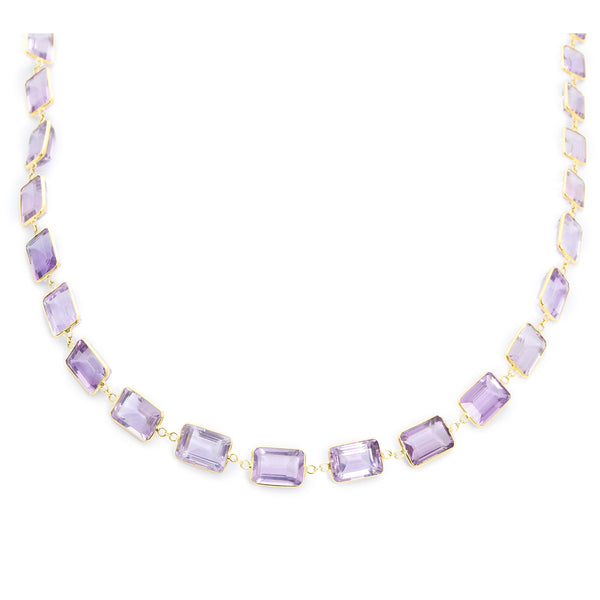 Amethyst by the Yard Necklace