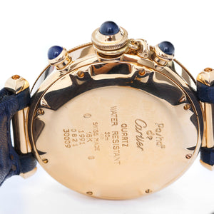 Cartier Pasha De Cartier 18K Yellow Gold Chronograph Watch W3006951