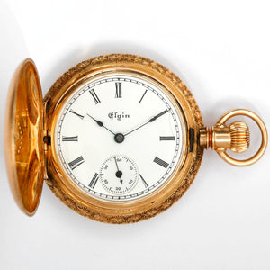 Vintage Elgin Pocket Watch 14K Yellow Gold Pocket Watch