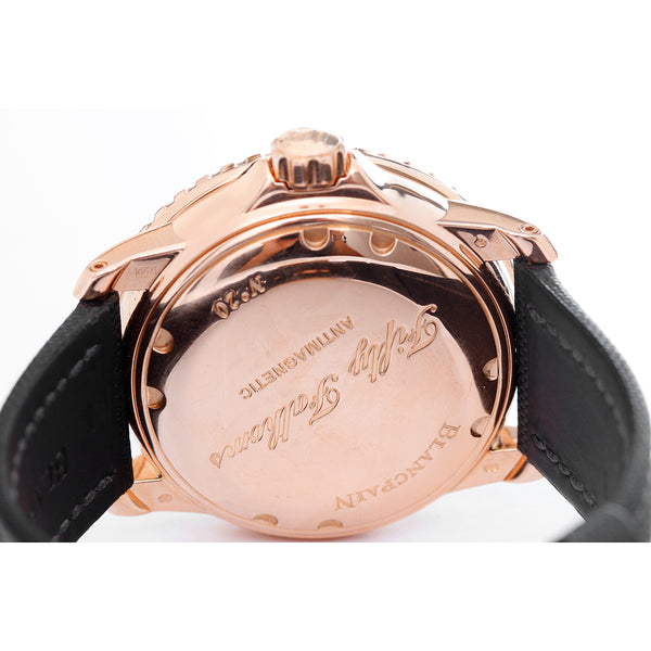 Blancpain 50 Fathoms 18k rose gold watch 5015-3630-52