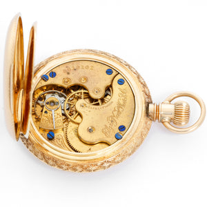 Vintage Elgin Pocket Watch 14K Yellow Gold Pocket Watch