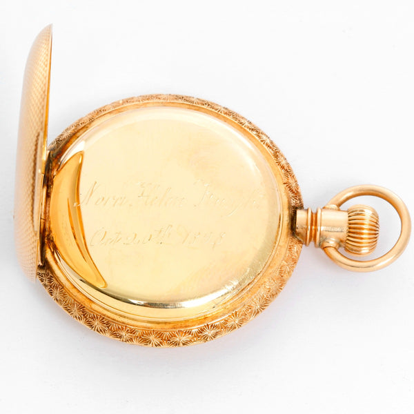 Vintage Elgin Pocket Watch 14K Yellow Gold Pocket Watch