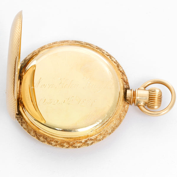 Vintage Elgin Pocket Watch 14K Yellow Gold Pocket Watch