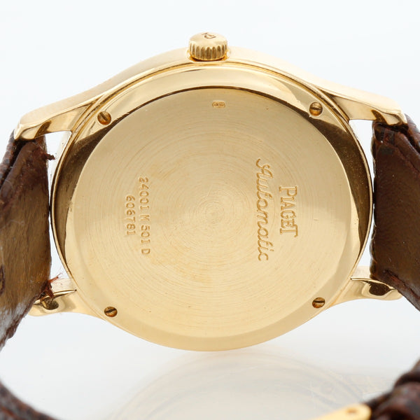 Piaget Polo 18K Yellow Gold Midsize on a Strap Watch GOA781