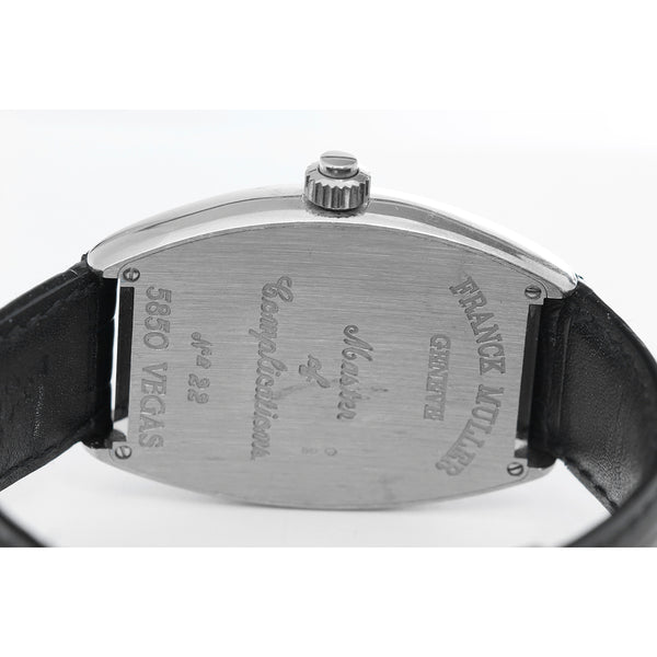 Franck Muller Vegas Men's 18k White Gold Roulette-Wheel Watch 5850
