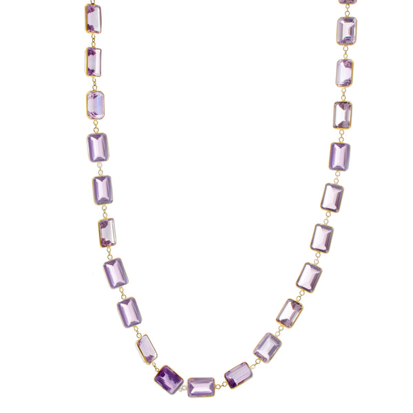 Amethyst by the Yard Necklace