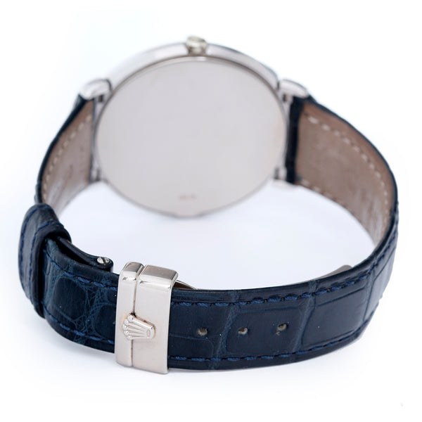 Rolex Cellini  Quartz 18k White Gold Men's Watch 6623/9