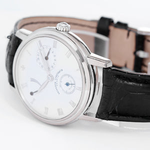 Vacheron Constantin Patrimony Power Reserve 18k White Gold Watch 47200/000G 8445