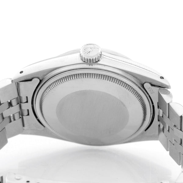 Rolex Datejust Men's Stainless Steel Watch 16014 Silver Dial