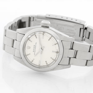 Ladies Rolex No Date Stainless Steel Watch 6917