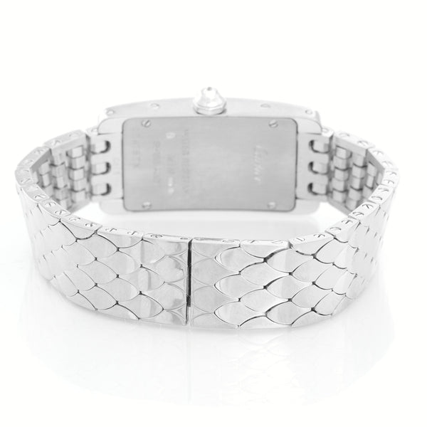 Cartier Tank Americaine (or American) Ladies WG Diamond Watch  2489