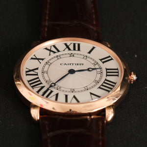 Cartier Ronde Louis Men's 18K Rose Gold  Watch W6801004