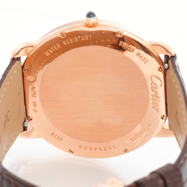Cartier Ronde Louis Men's 18K Rose Gold  Watch W6801004