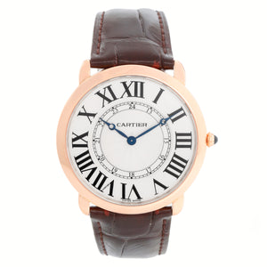 Cartier Ronde Louis Men's 18K Rose Gold  Watch W6801004