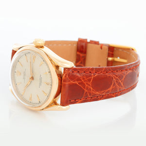 Rolex Oyster Perpetual 14K Yellow Gold Bombay Ref 6092