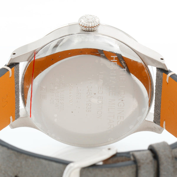 Longines Heritage Military 1938 Black Dial Men's Watch L2.826.4.53.2