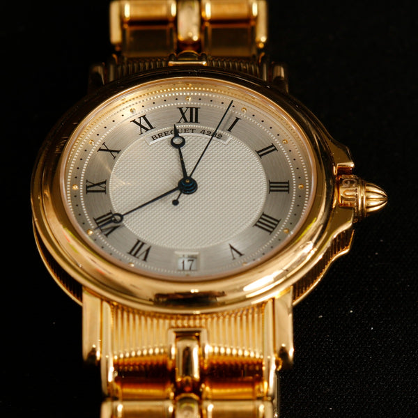 Breguet Marine Automatic 18k Yellow Gold Watch 3400BA/12/A90