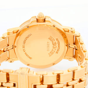 Breguet Marine Automatic 18k Yellow Gold Watch 3400BA/12/A90