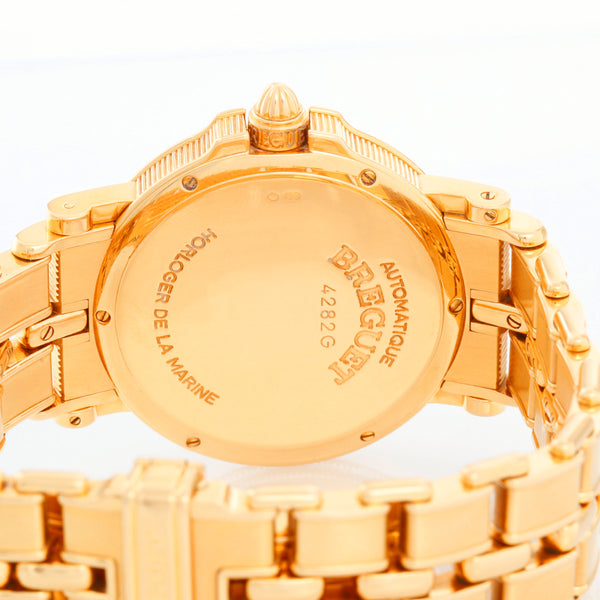 Breguet Marine Automatic 18k Yellow Gold Watch 3400BA/12/A90