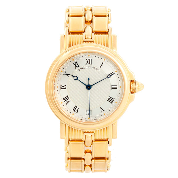 Breguet Marine Automatic 18k Yellow Gold Watch 3400BA/12/A90