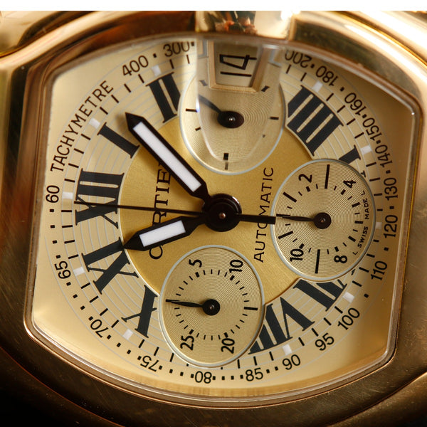 Cartier Gold Roadster Chronograph 2619  Men's Watch  W62021Y3