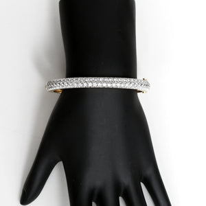 14K Yellow Gold Diamond Bangle Bracelet