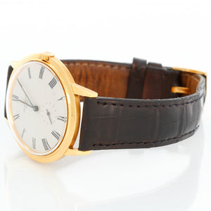 Rare & Collectable Patek Philippe Calatrava 18k Yellow Gold Men's Watch 3542