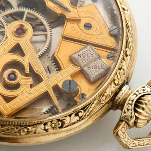 Dudley Gold Filled  Masonic Pocket Watch