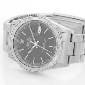 Rolex Turnograph Men's Steel Watch 16264 with Thunderbird Bezel