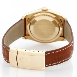 Rolex Datejust 18k Yellow Gold Men's Watch 116138