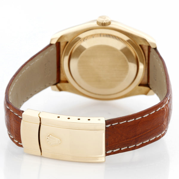 Rolex Datejust 18k Yellow Gold Men's Watch 116138