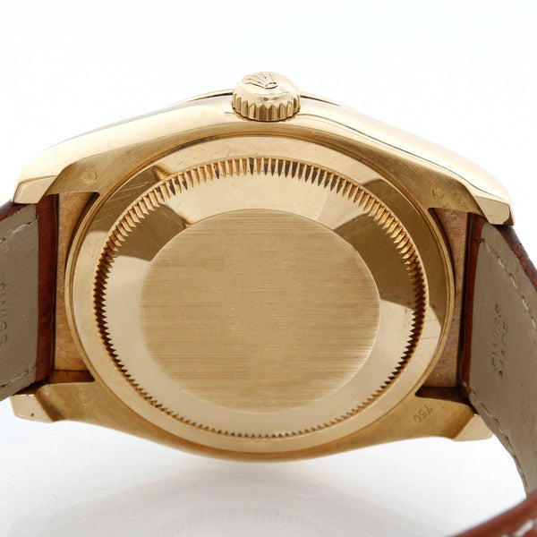 Rolex Datejust 18k Yellow Gold Men's Watch 116138