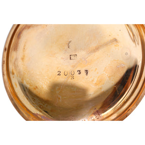 English 18K Yellow Gold Pocket Watch