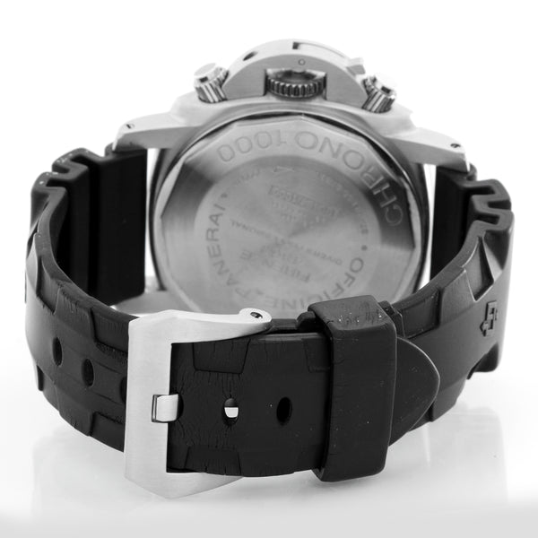 Panerai Luminor 47mm Stainless Steel Diver's Chronograph Watch PAM 187